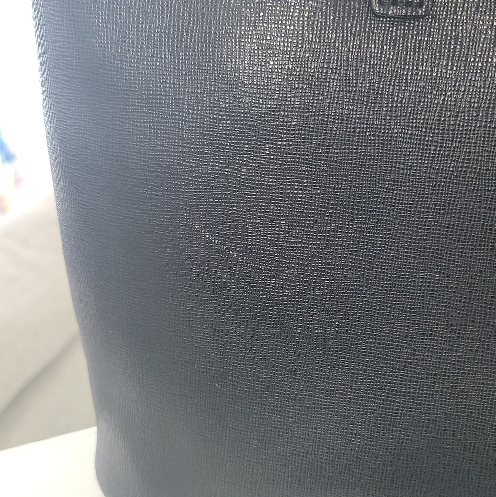 Dooney & Bourke Black Tote with Gold Accents - Picture 10 of 11